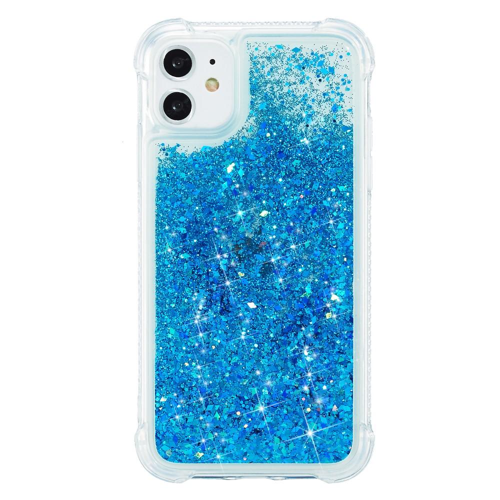 iPhone 12/12 Pro Glitter Powder TPU Case Blau
