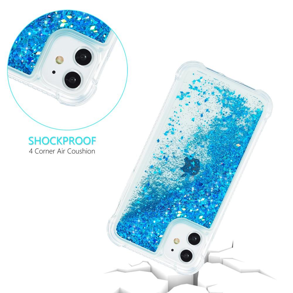 iPhone 12/12 Pro Glitter Powder TPU Case Blau