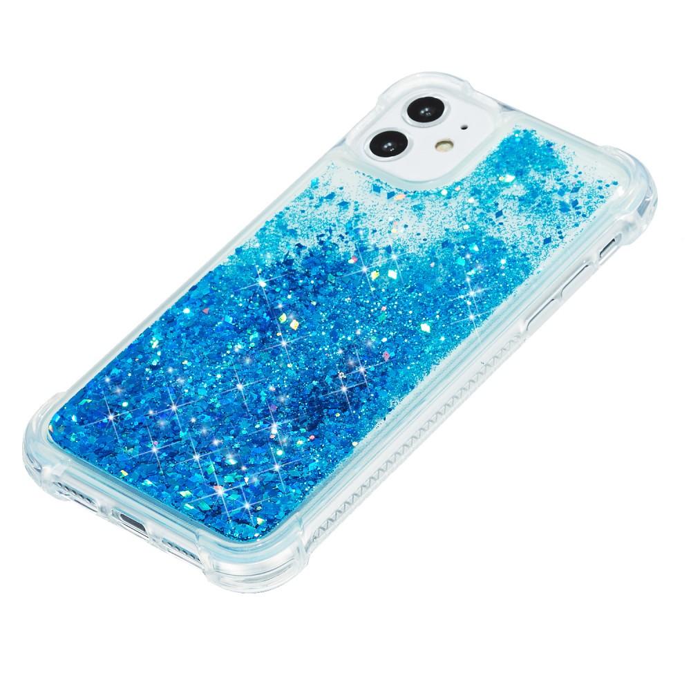 iPhone 12/12 Pro Glitter Powder TPU Case Blau