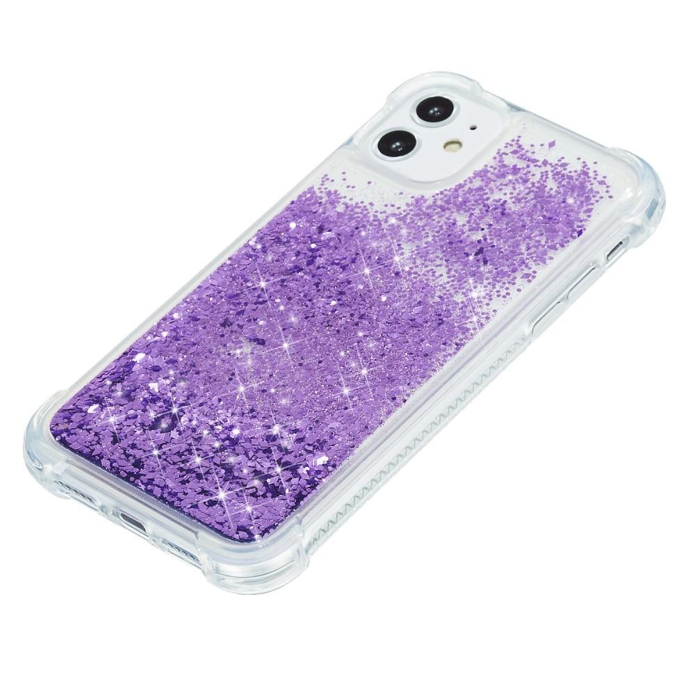 iPhone 12/12 Pro Glitter Powder TPU Case Lila
