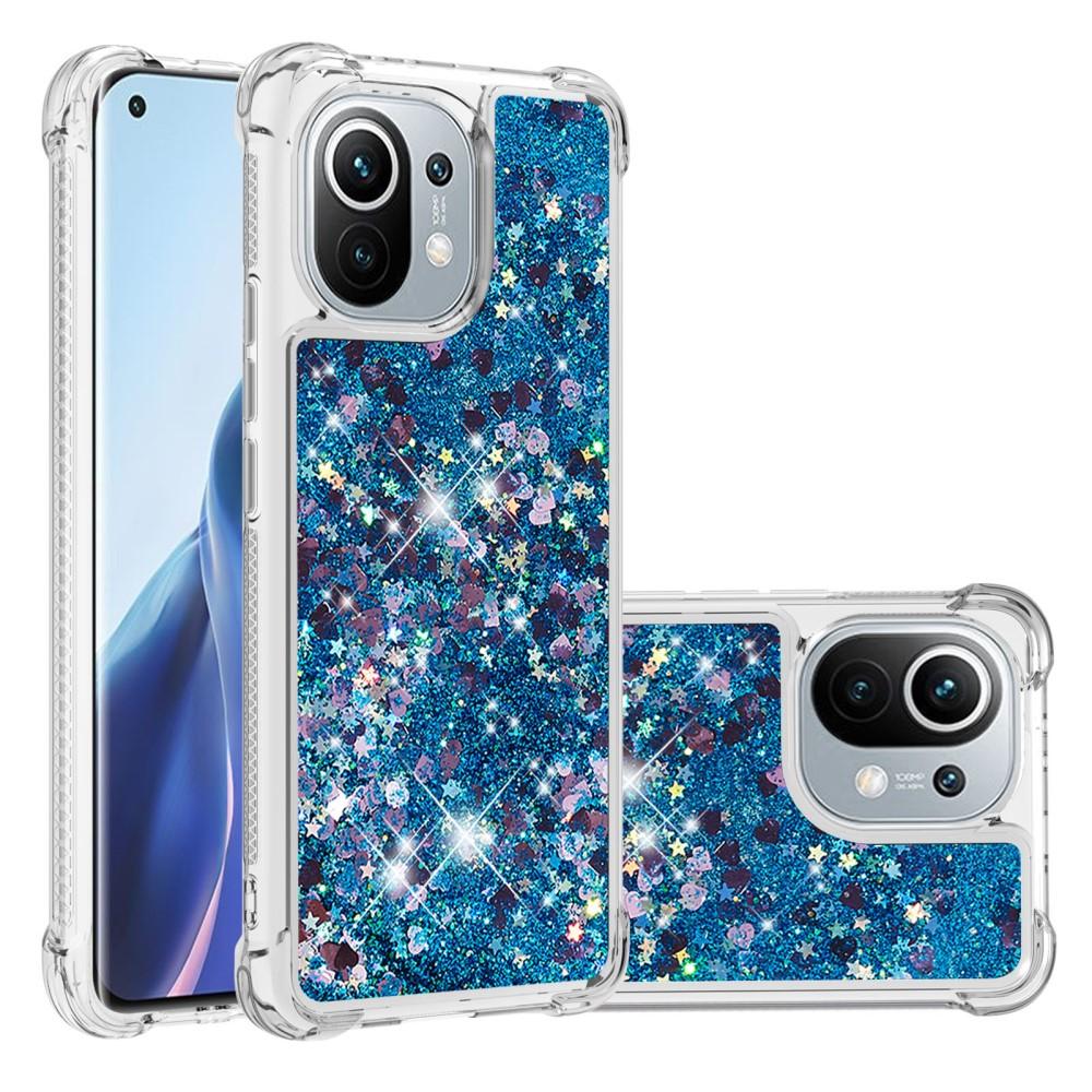 Xiaomi Mi 11 Glitter Powder TPU Case Blau