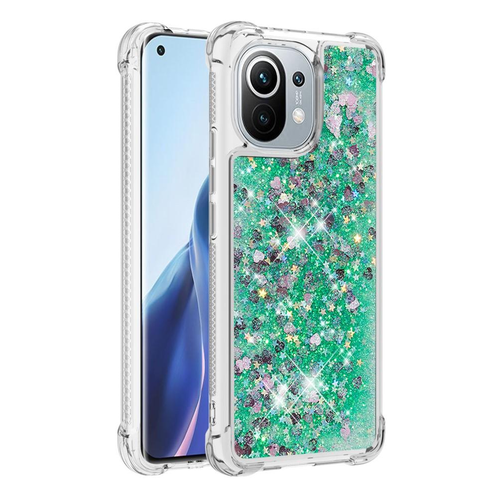 Xiaomi Mi 11 Glitter Powder TPU Case Grün