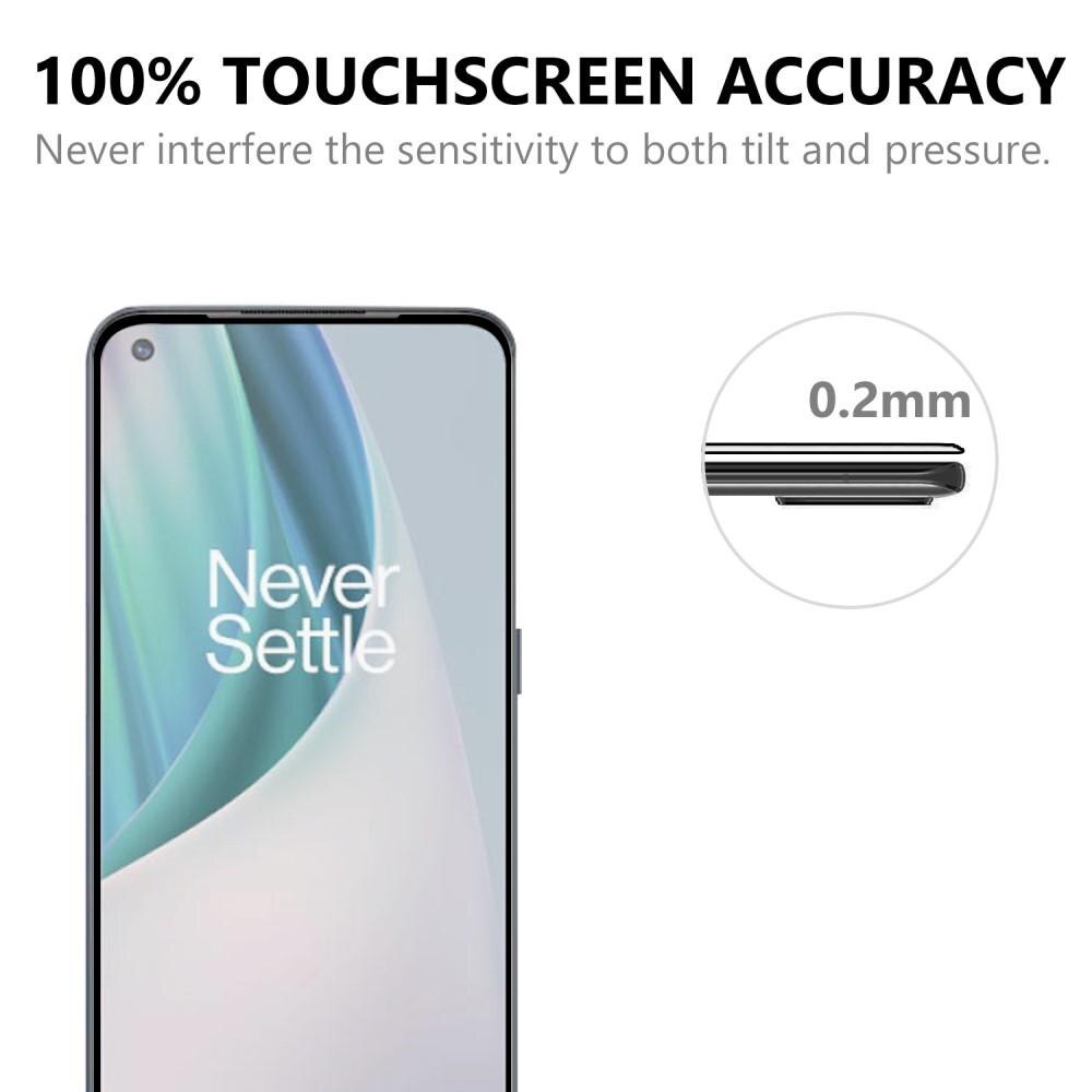 OnePlus Nord N100 Vollabdeckendes Panzerglas Schwarz