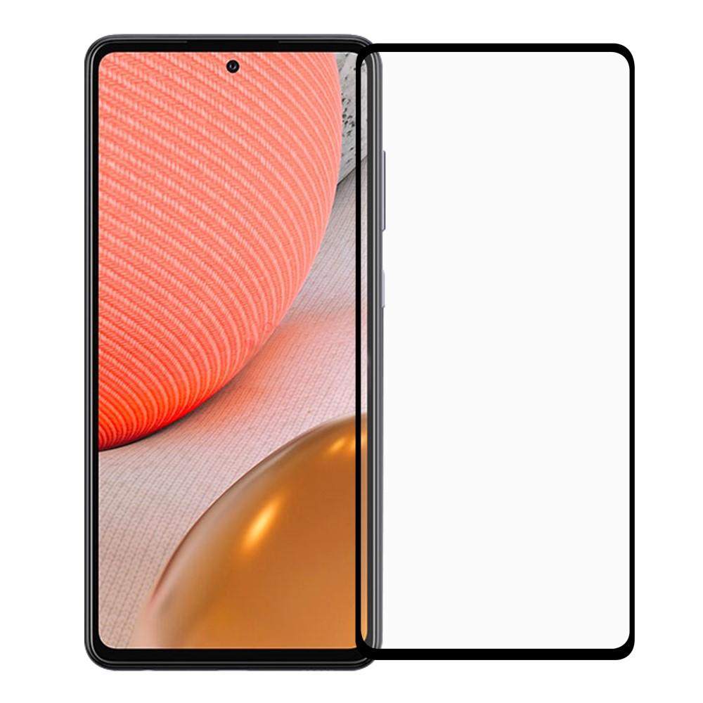 Samsung Galaxy A72 5G Panzerglas Voolbild Schwarz