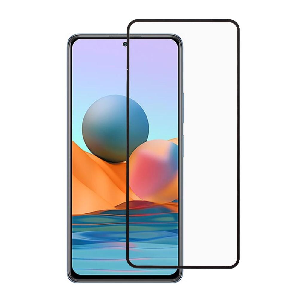 Xiaomi Redmi Note 10 5G Vollabdeckendes Panzerglas Schwarz