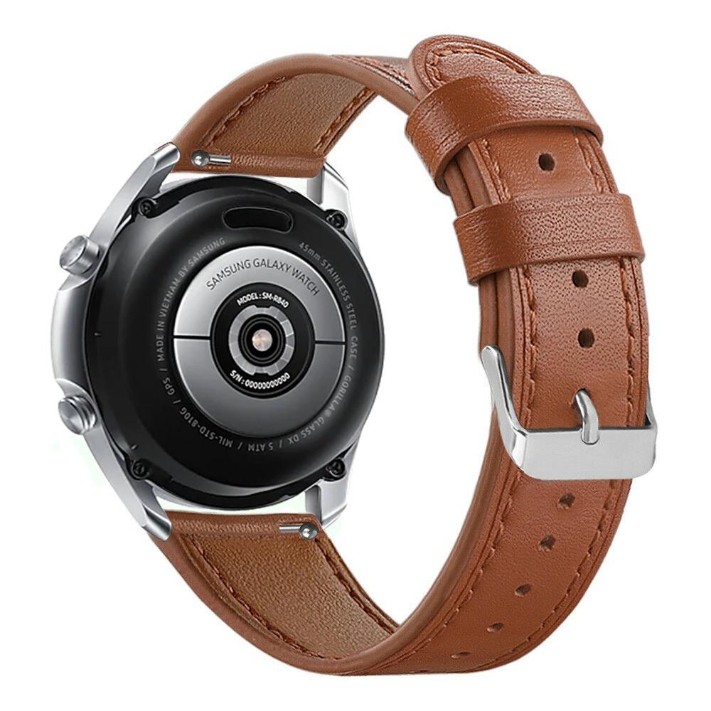 Samsung Galaxy Watch 3 45mm Lederarmband Braun