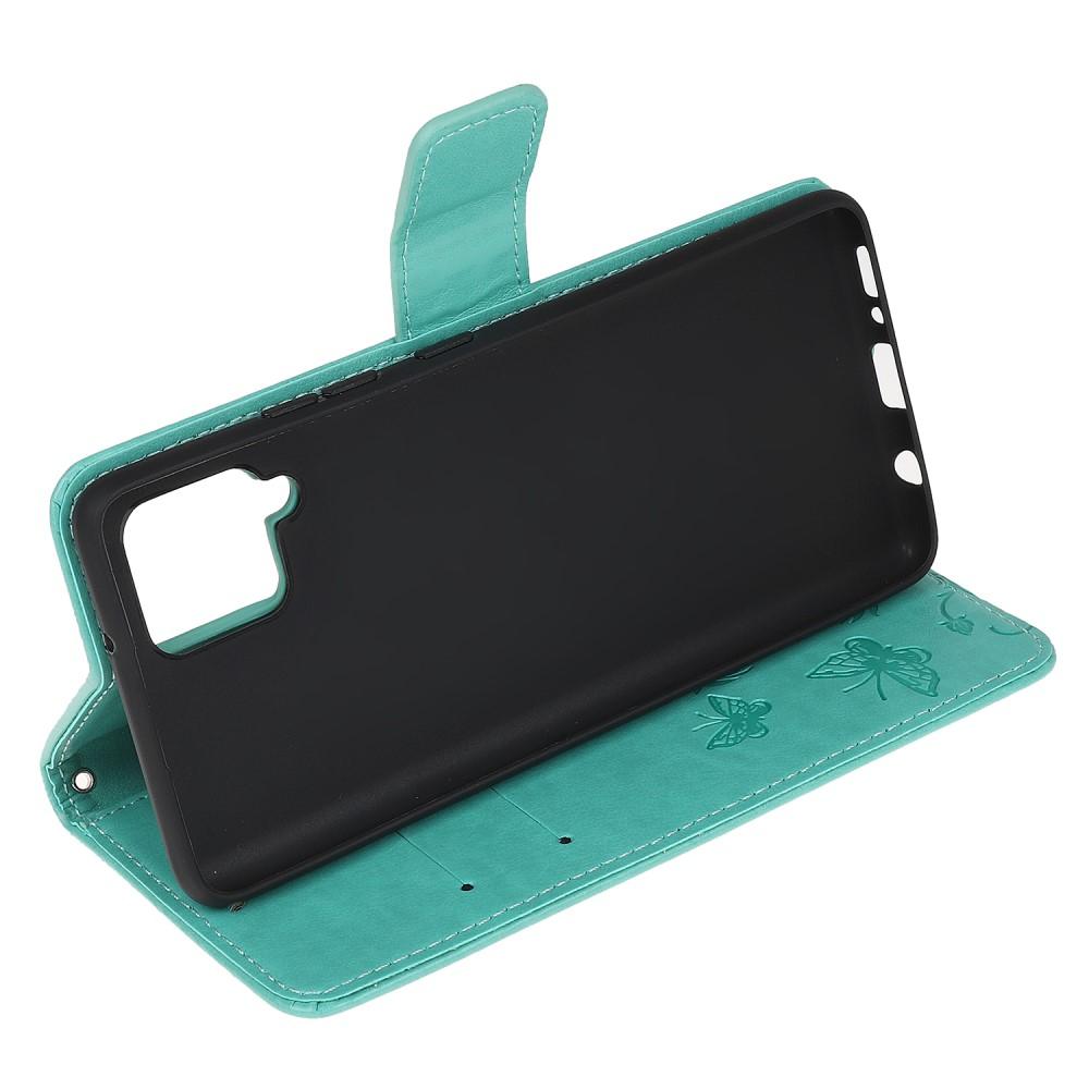 Samsung Galaxy A42 Handytasche Schmetterling Grün