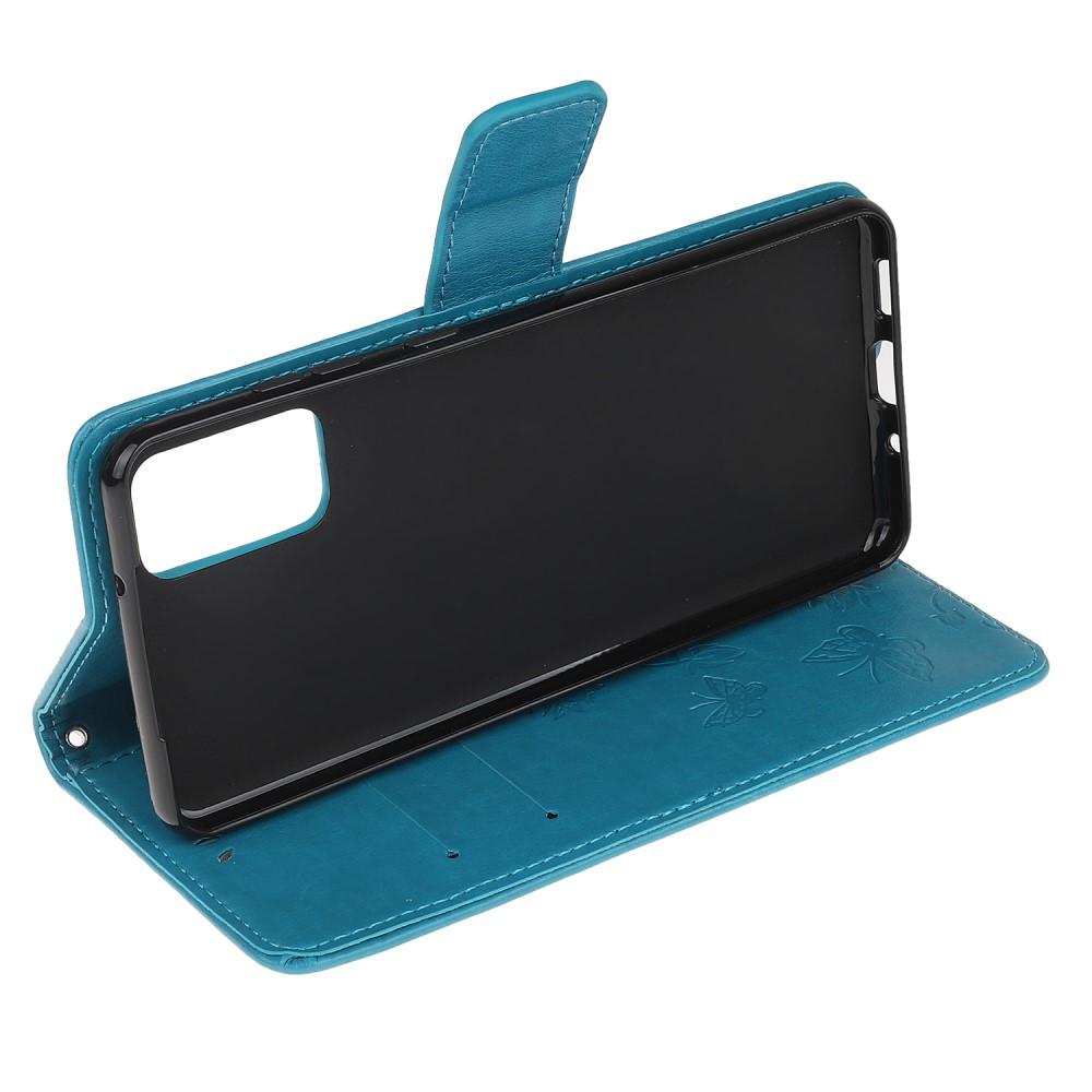 Samsung Galaxy S20 FE Handyhülle mit Schmetterlingsmuster, Blau