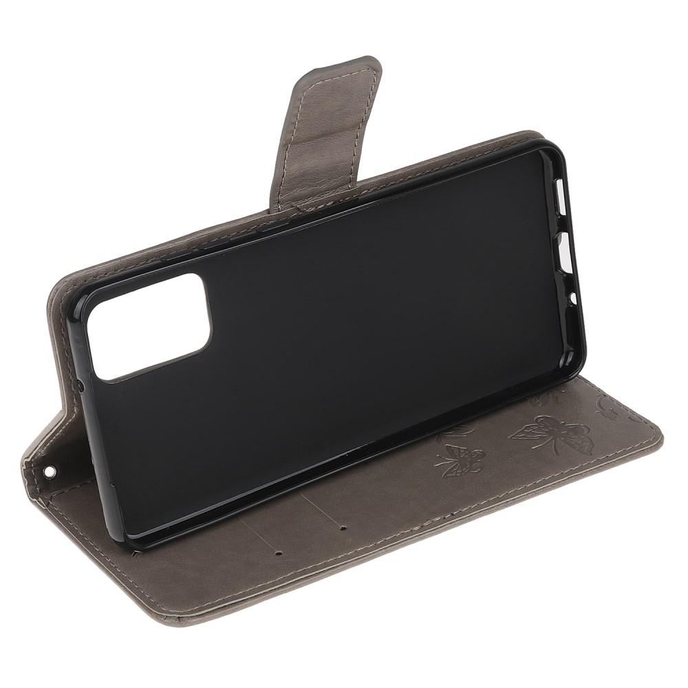 Samsung Galaxy S20 FE Handyhülle mit Schmetterlingsmuster, Grau