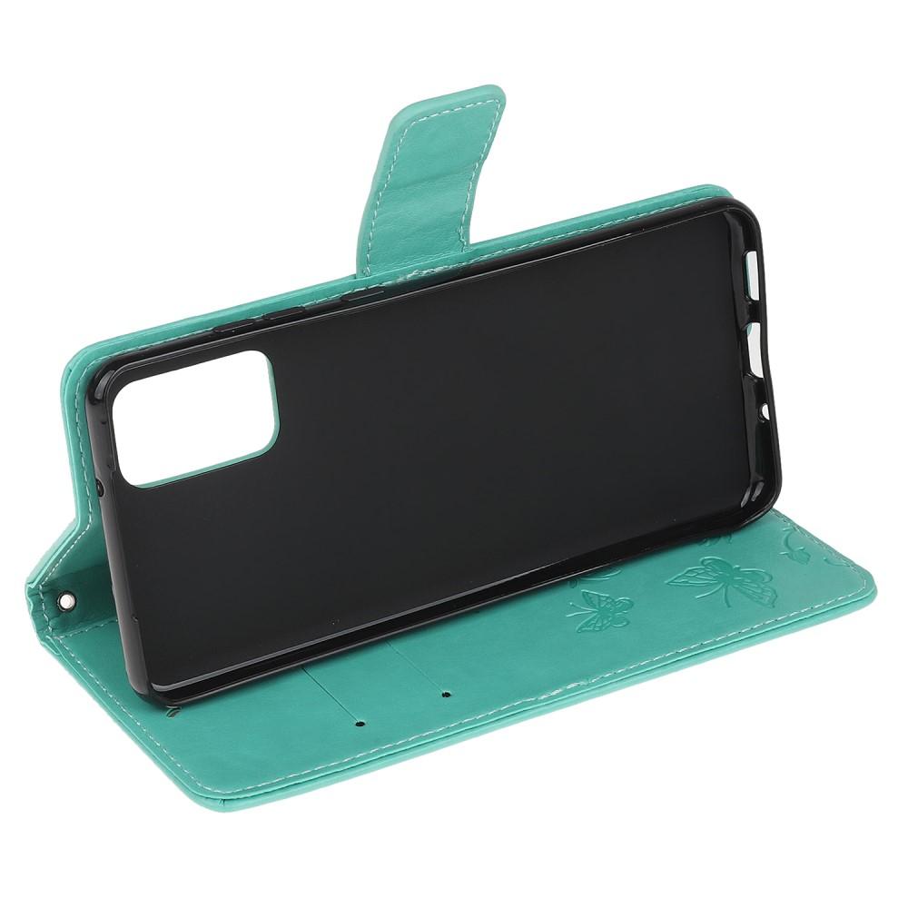 Samsung Galaxy S20 FE Handyhülle mit Schmetterlingsmuster, Grün
