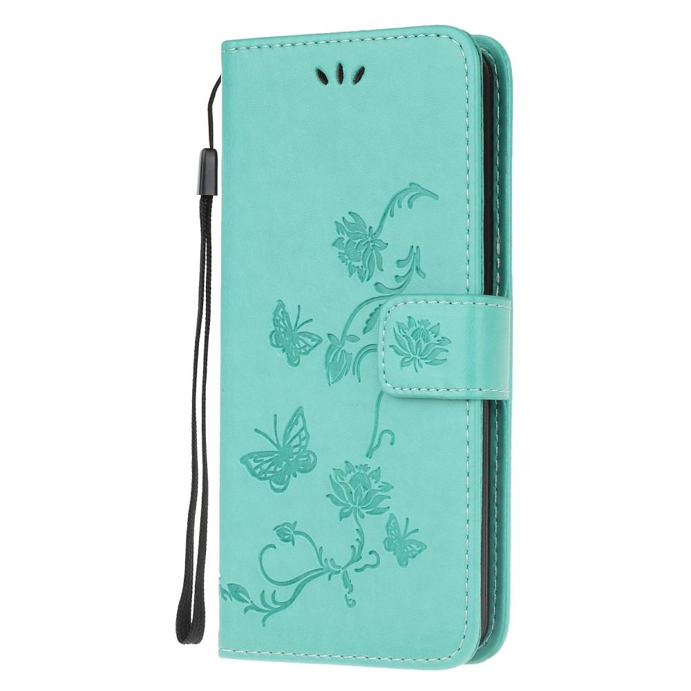 Samsung Galaxy S20 FE Handyhülle mit Schmetterlingsmuster, Grün