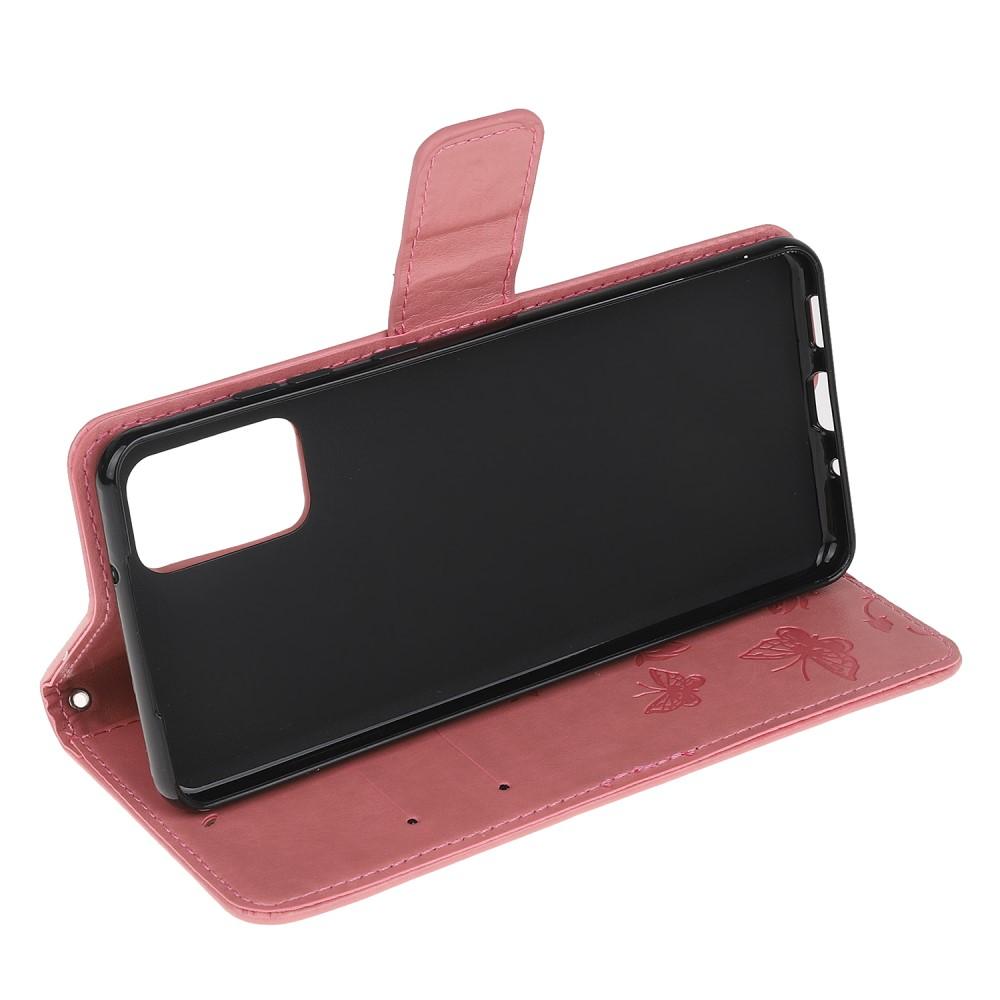 Samsung Galaxy S20 FE Handyhülle mit Schmetterlingsmuster, Rosa
