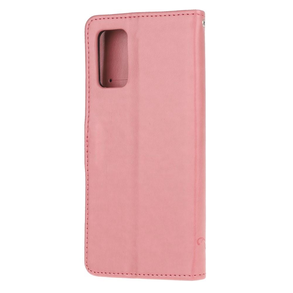 Samsung Galaxy S20 FE Handyhülle mit Schmetterlingsmuster, Rosa