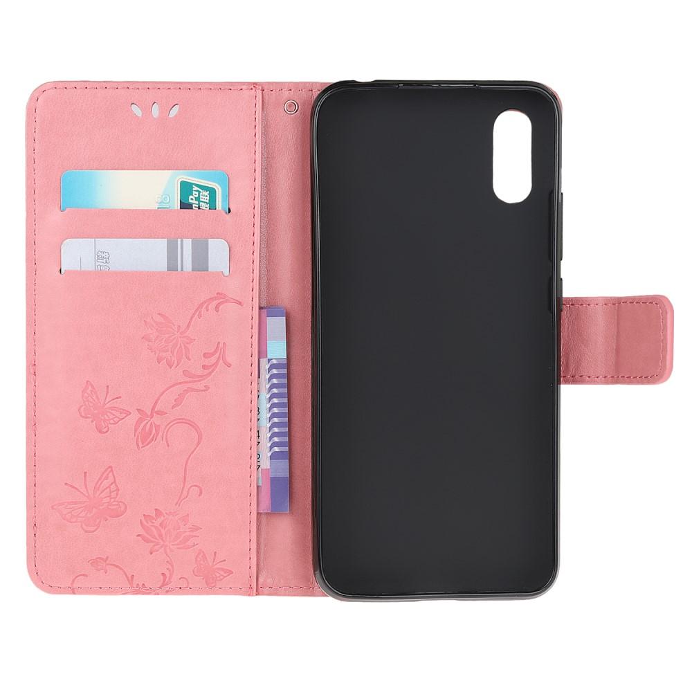 Samsung Galaxy Xcover 5 Handyhülle mit Schmetterlingsmuster, Rosa