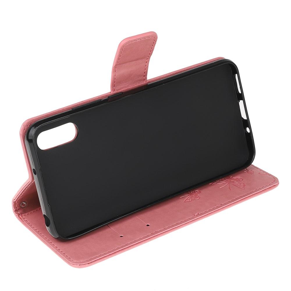 Samsung Galaxy Xcover 5 Handyhülle mit Schmetterlingsmuster, Rosa