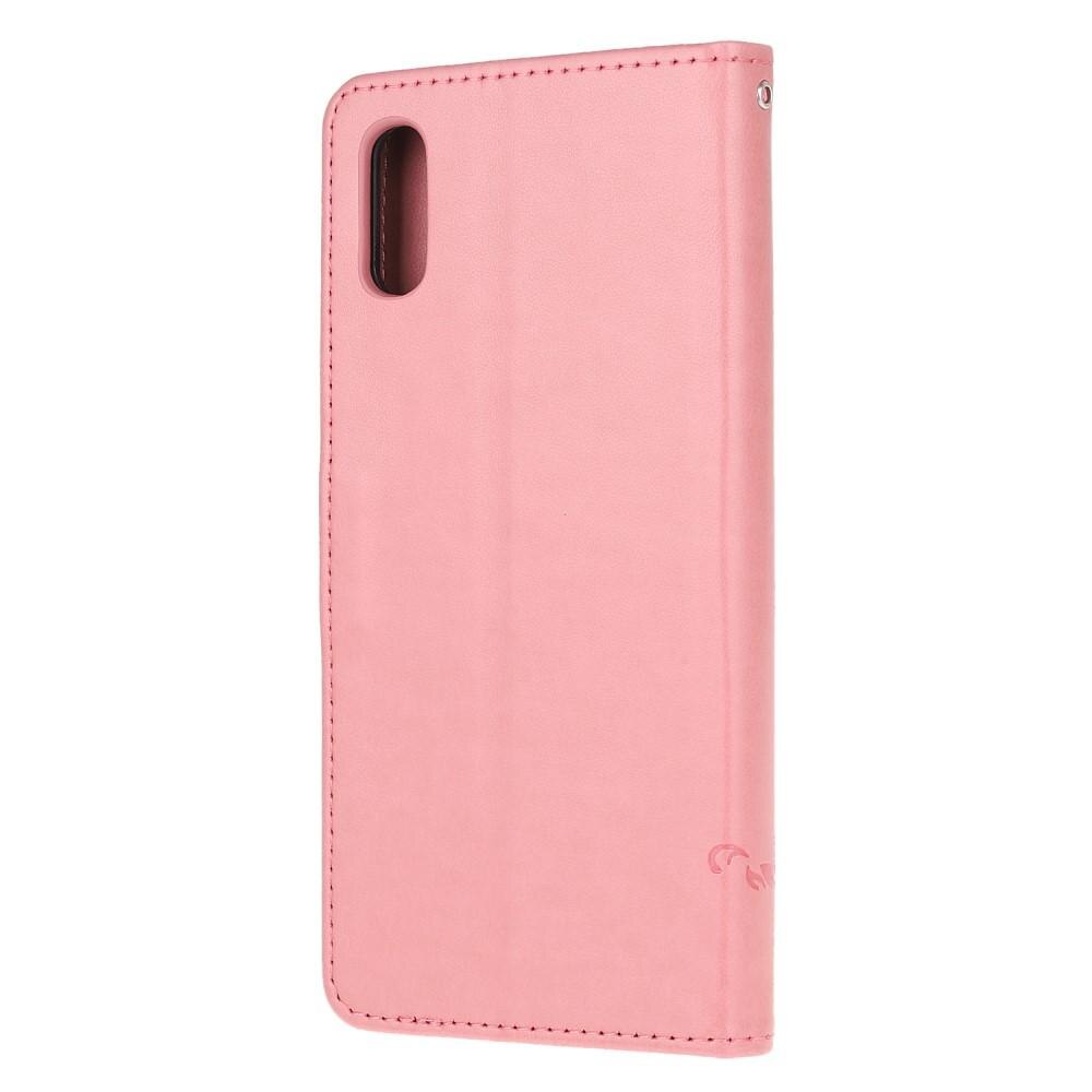 Samsung Galaxy Xcover 5 Handyhülle mit Schmetterlingsmuster, Rosa