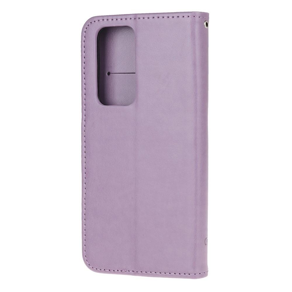 Xiaomi Mi 10T/10T Pro Handyhülle mit Schmetterlingsmuster, Lila
