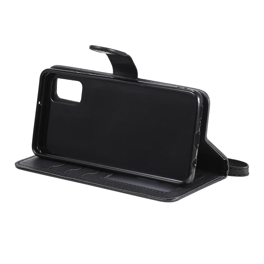 Samsung Galaxy A41 Magnetische Handytasche Schwarz