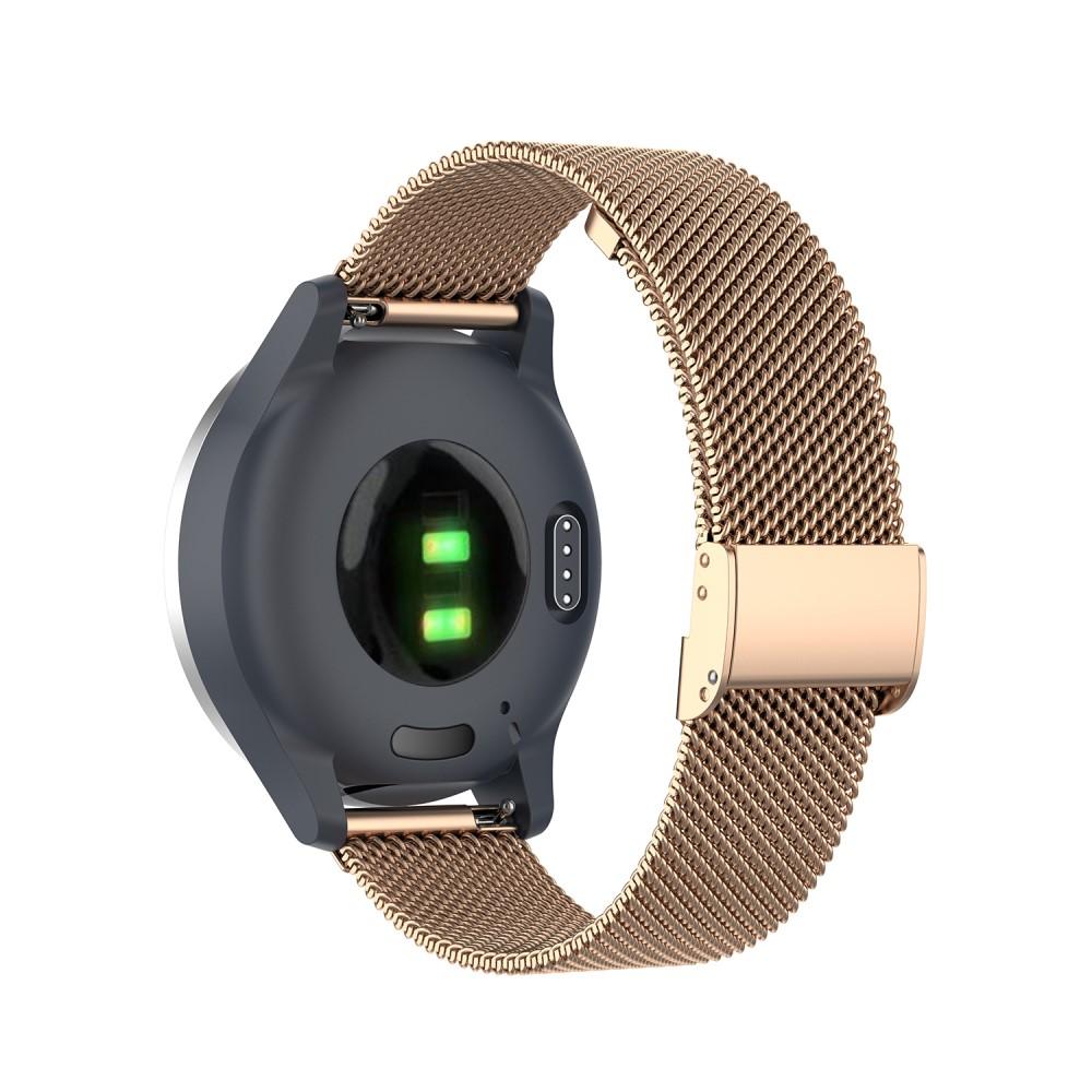 Garmin Vivoactive 4s/Venu 2s Mesh-Armband Rose Gold