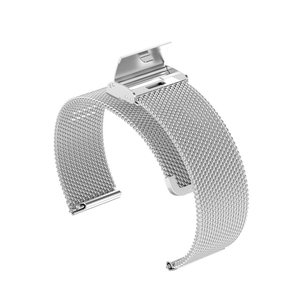 Garmin Vivoactive 4s Mesh-Armband Silber