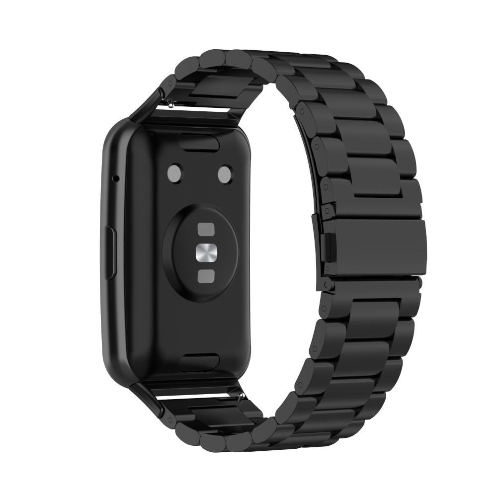 Huawei Watch Fit Armband aus Stahl Schwarz