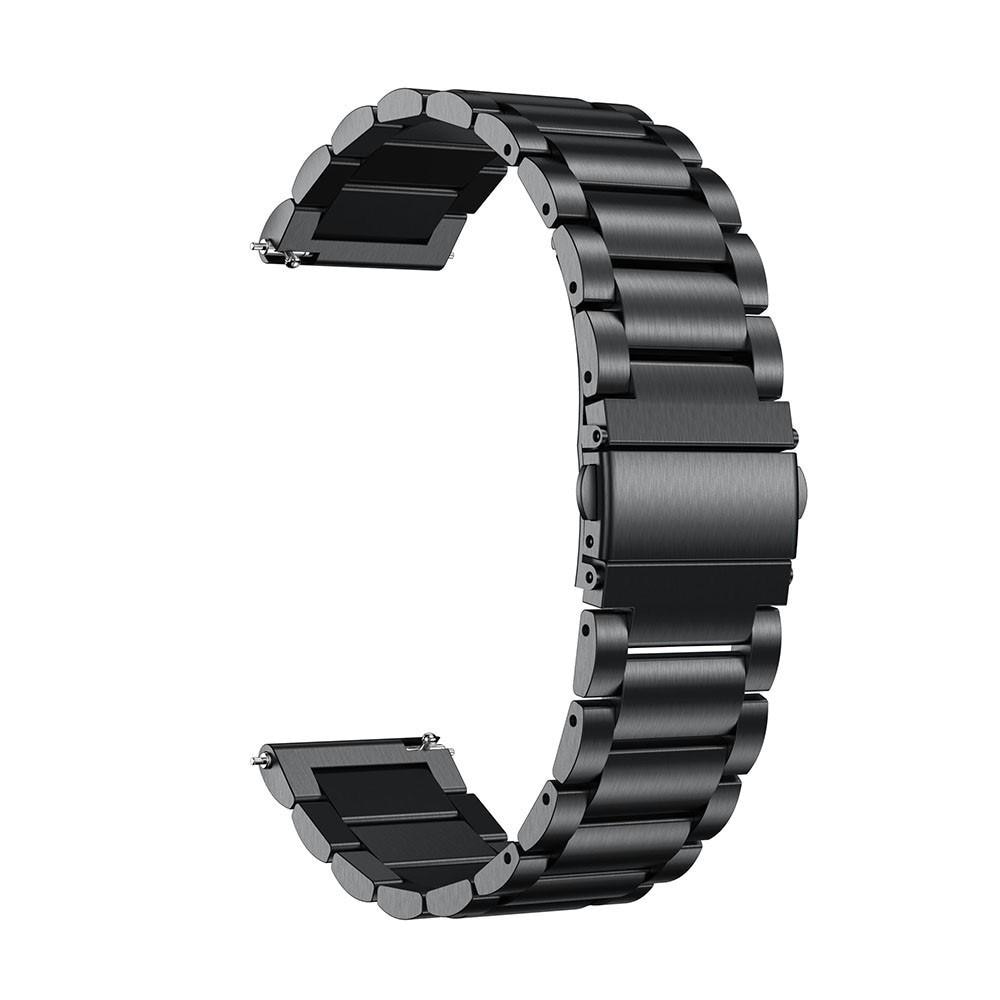 Huawei Watch GT 2/3 42mm Armband aus Stahl Schwarz