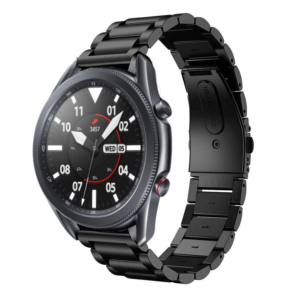 Samsung Galaxy Watch 3 45mm Armband aus Stahl Schwarz