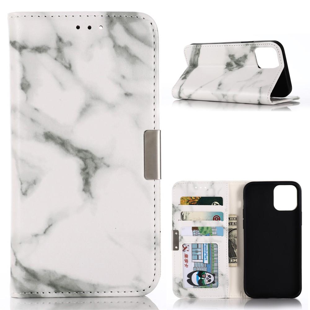 iPhone 12/12 Pro Handytasche White Marble