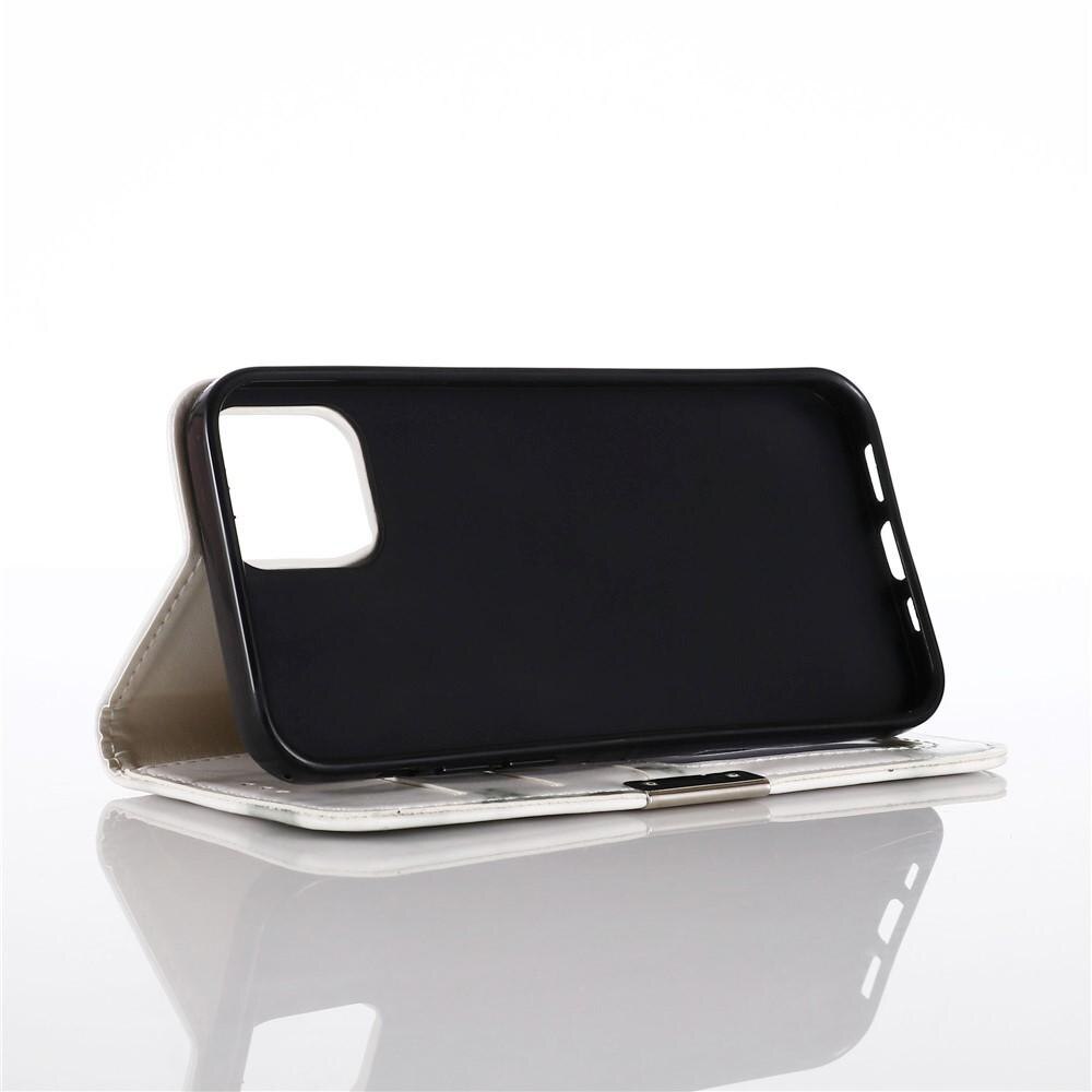 iPhone 12 Mini Handytasche White Marble