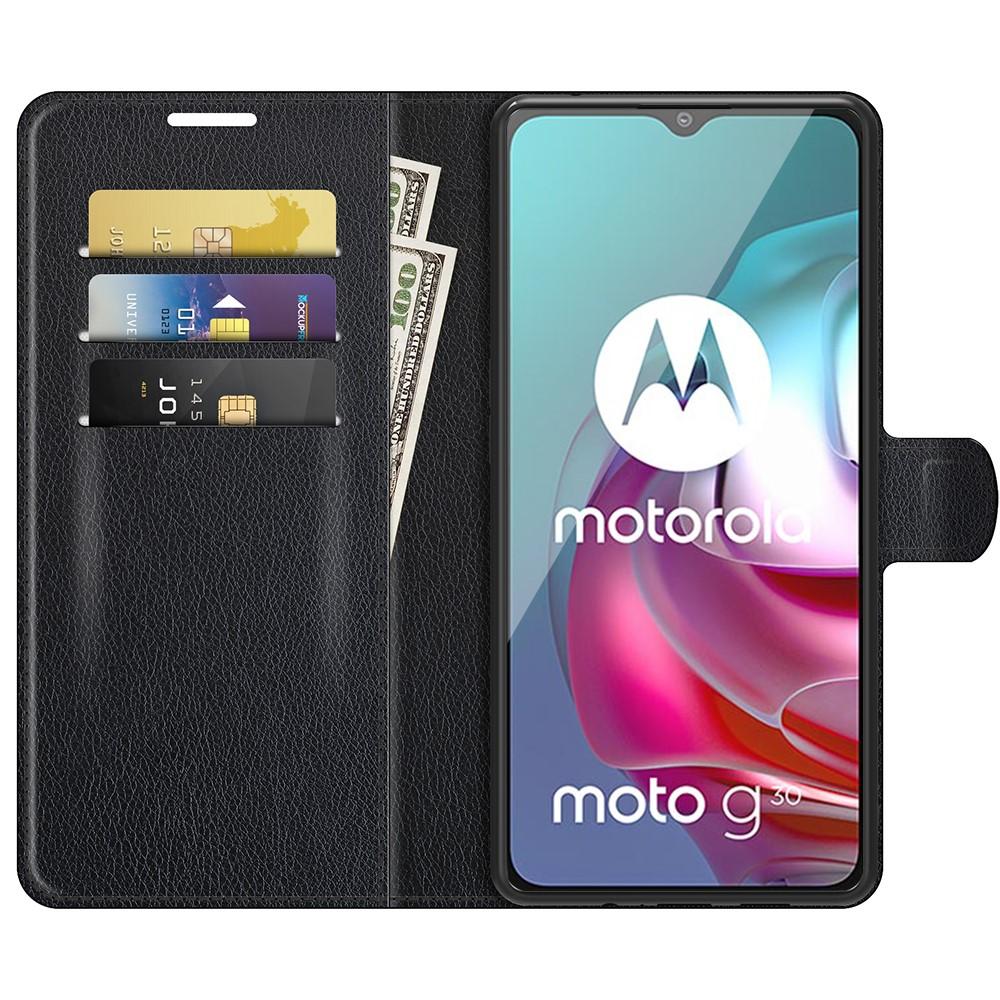 Motorola Moto G30/Moto G10/Moto G20 Handytasche Schwarz