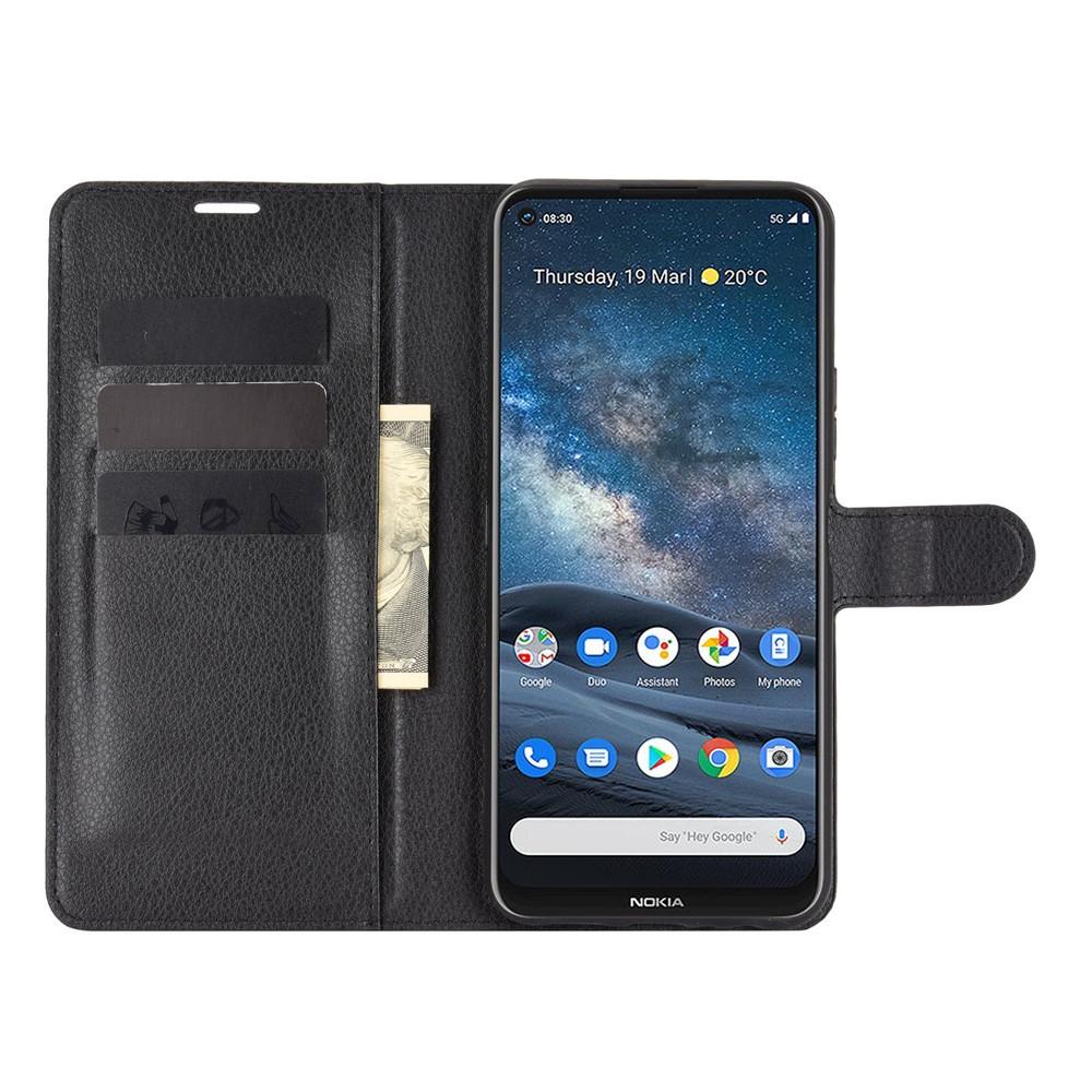 Nokia 8.3 Handytasche Schwarz