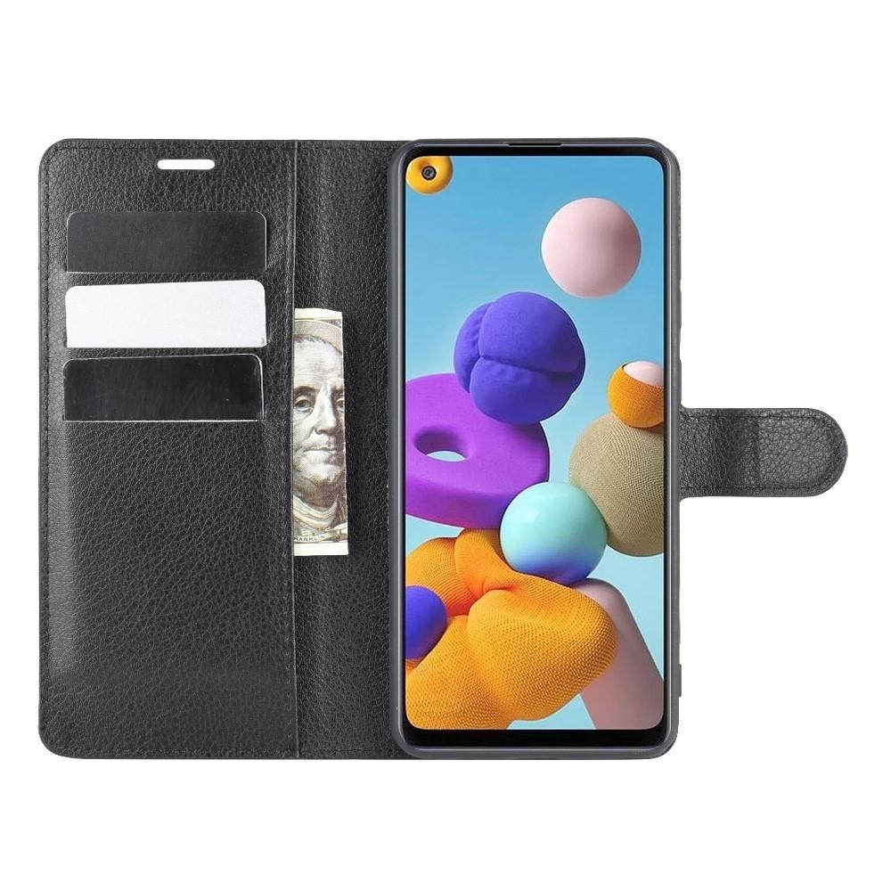 Samsung Galaxy A21s Handytasche Schwarz