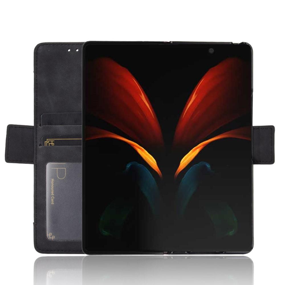 Samsung Galaxy Z Fold 2 Multi Portemonnaie-Hülle Schwarz