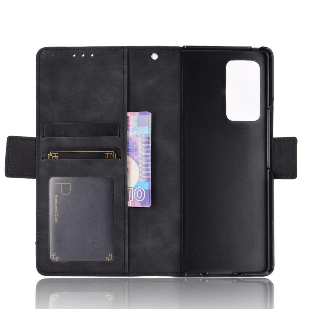 Samsung Galaxy Z Fold 2 Multi Portemonnaie-Hülle Schwarz