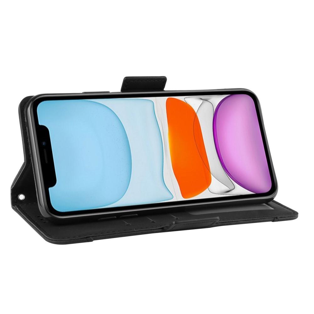 iPhone 12 Pro Max Multi Portemonnaie-Hülle Schwarz