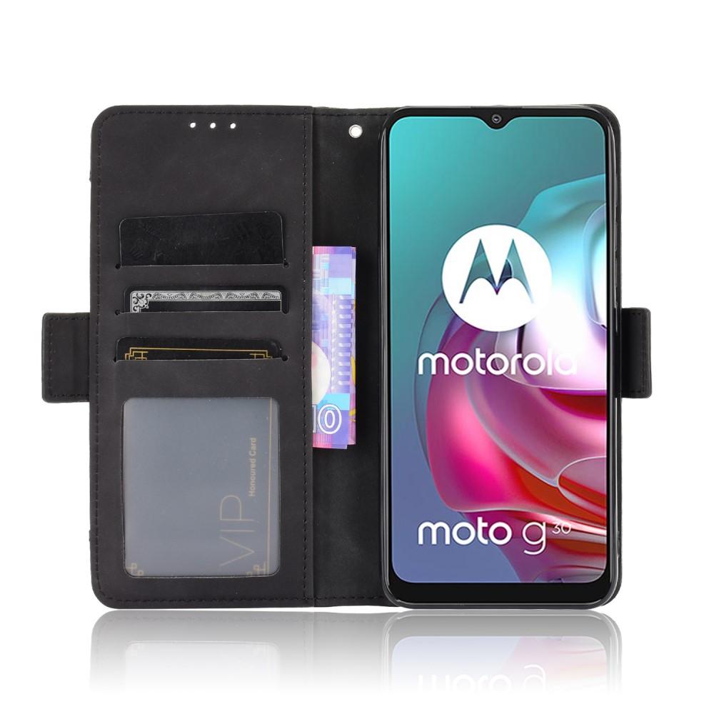 Motorola Moto G10/G20/G30 Multi Portemonnaie-Hülle Schwarz