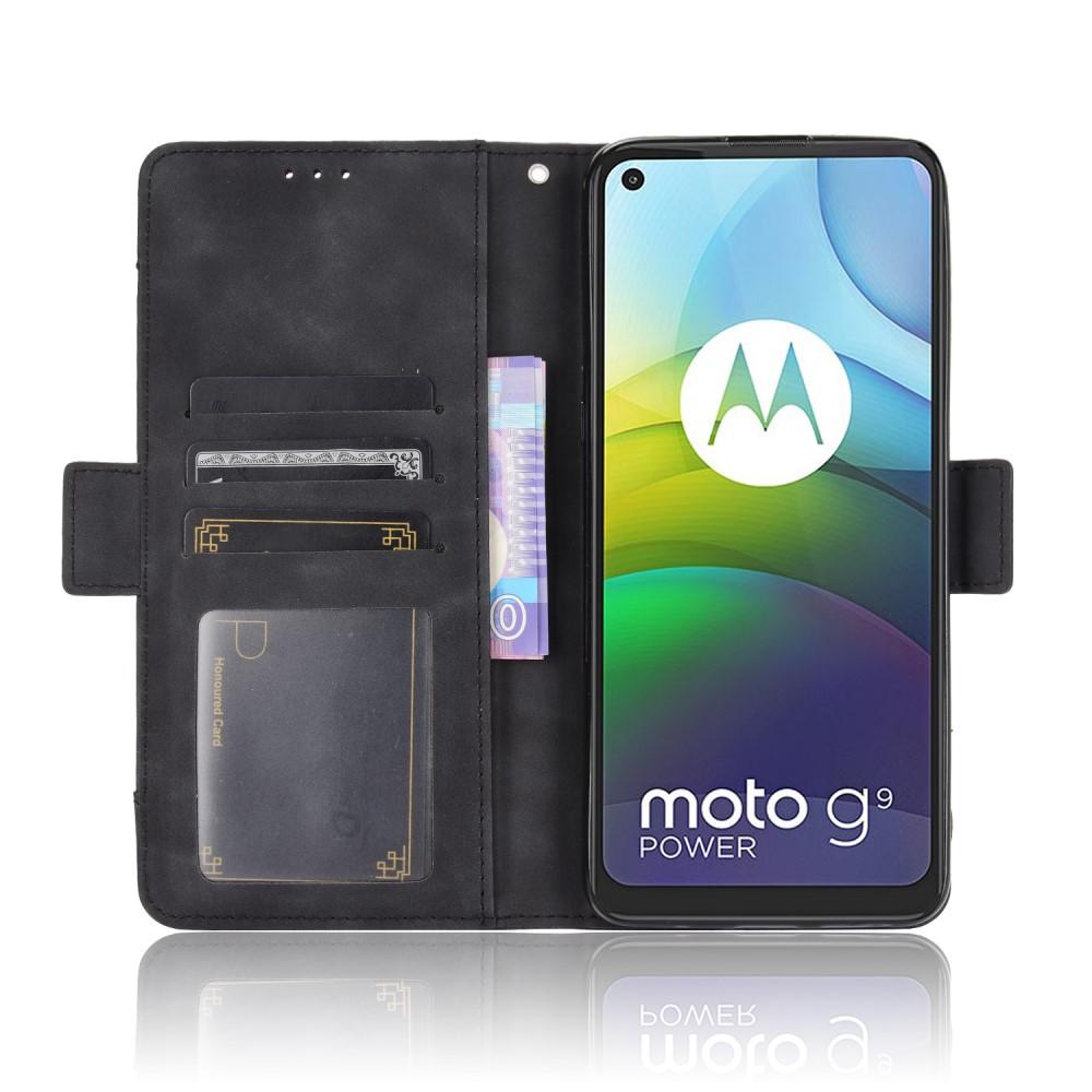 Motorola Moto G9 Power Multi Portemonnaie-Hülle Schwarz