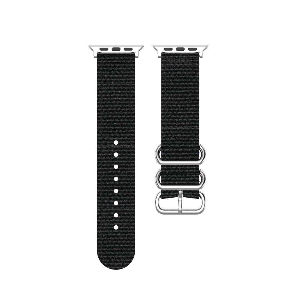 Apple Watch 41mm Series 8 Nato Armband schwarz