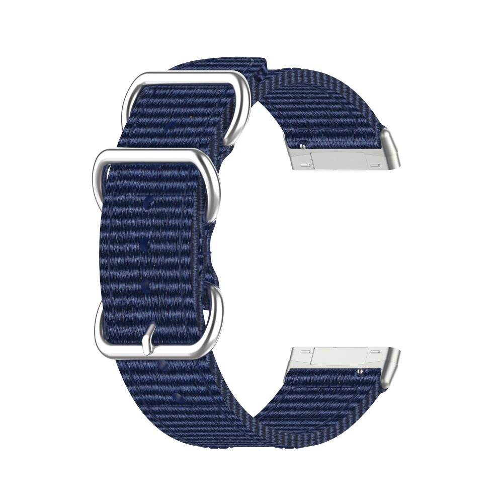 Fitbit Versa 3/Sense Nato Armband Blau