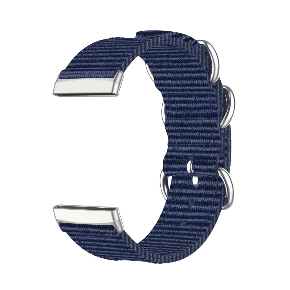 Fitbit Versa 3/Sense Nato Armband Blau