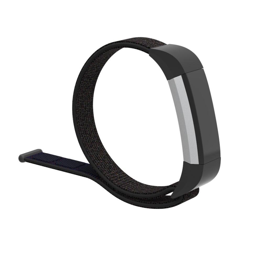 Fitbit Alta HR/Alta Nylon-Armband Schwarz