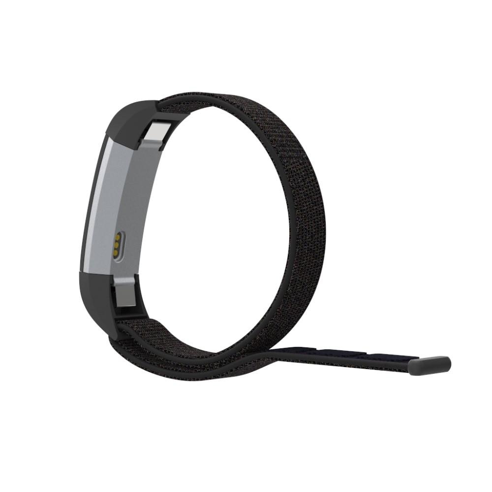 Fitbit Alta HR/Alta Nylon-Armband Schwarz