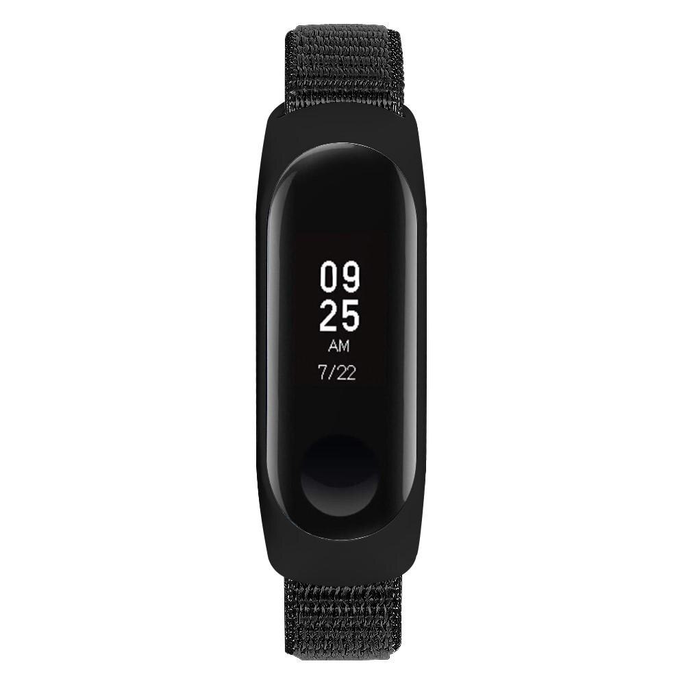 Xiaomi Mi Band 4/Mi Band 3 Nylon-Armband Schwarz