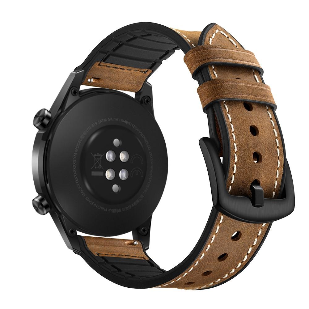 Huawei Watch GT 2 Pro/GT 2 46mm/GT 2e Premium Lederarmband Braun
