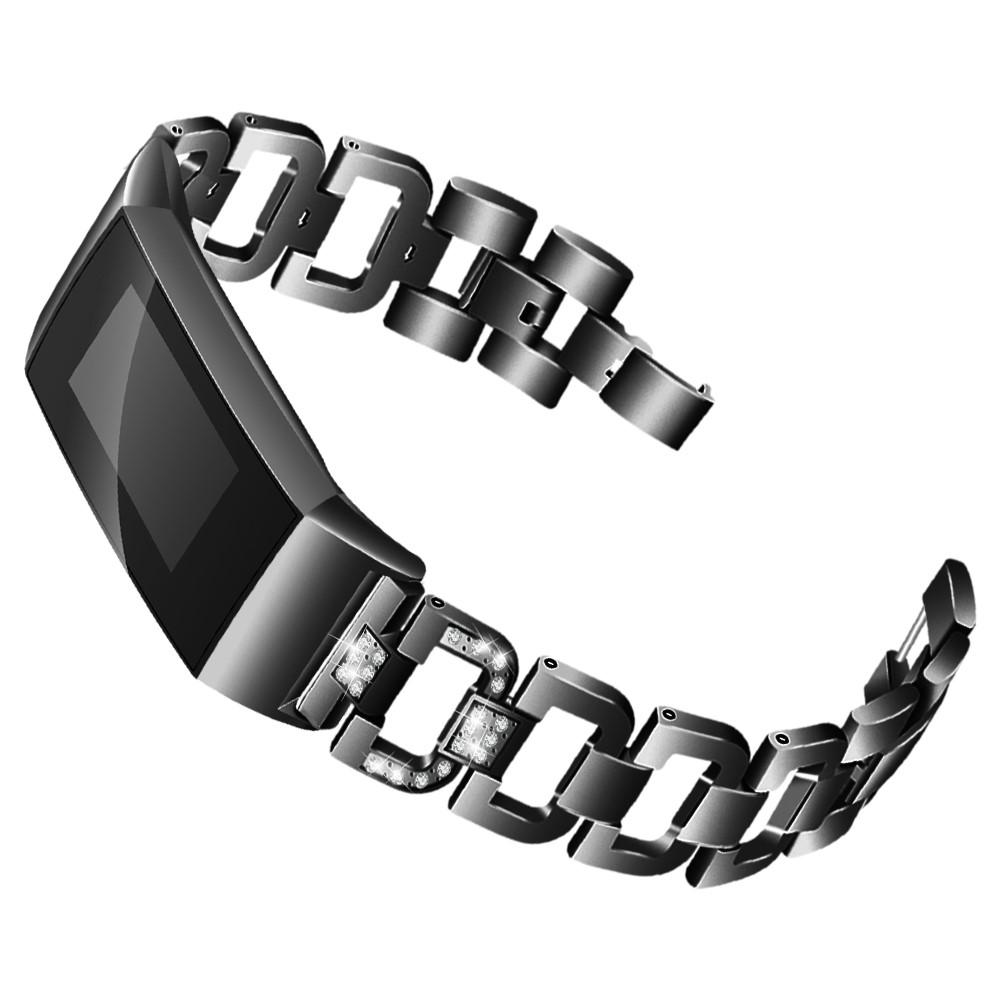 Fitbit Charge 3/4 Rhinestone Bracelet Black