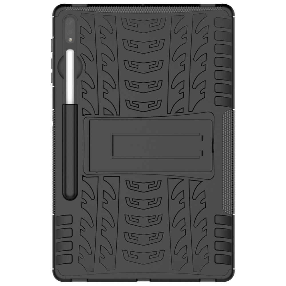 Samsung Galaxy Tab S7 Plus/S8 Plus 12.4 Rugged Case Schwarz