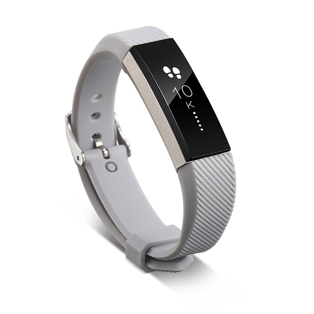 Fitbit Alta/Alta HR Armband aus Silikon, grau