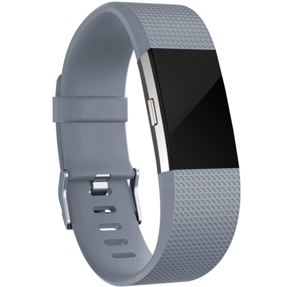 Fitbit Charge 2 Armband aus Silikon, grau