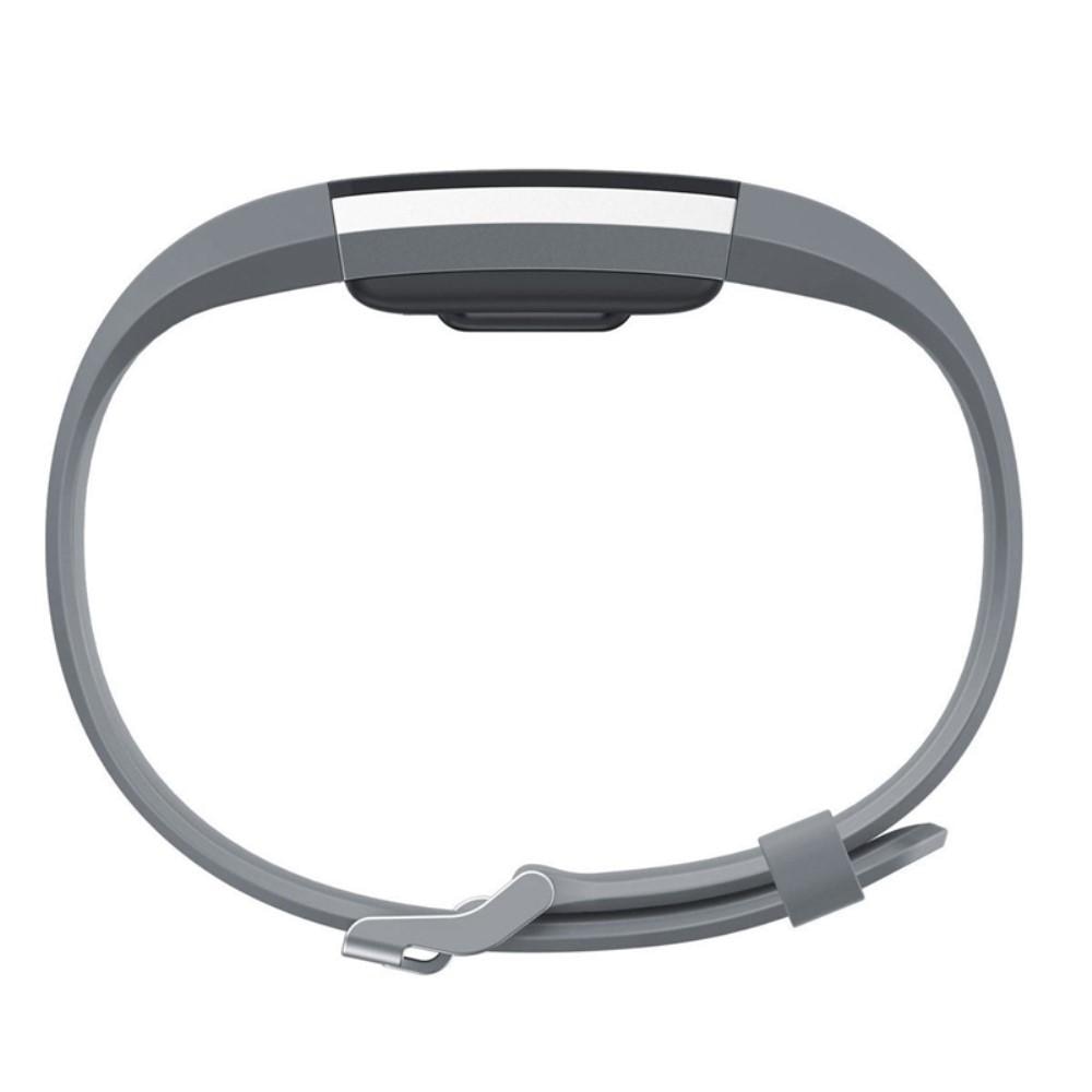Fitbit Charge 2 Armband aus Silikon, grau
