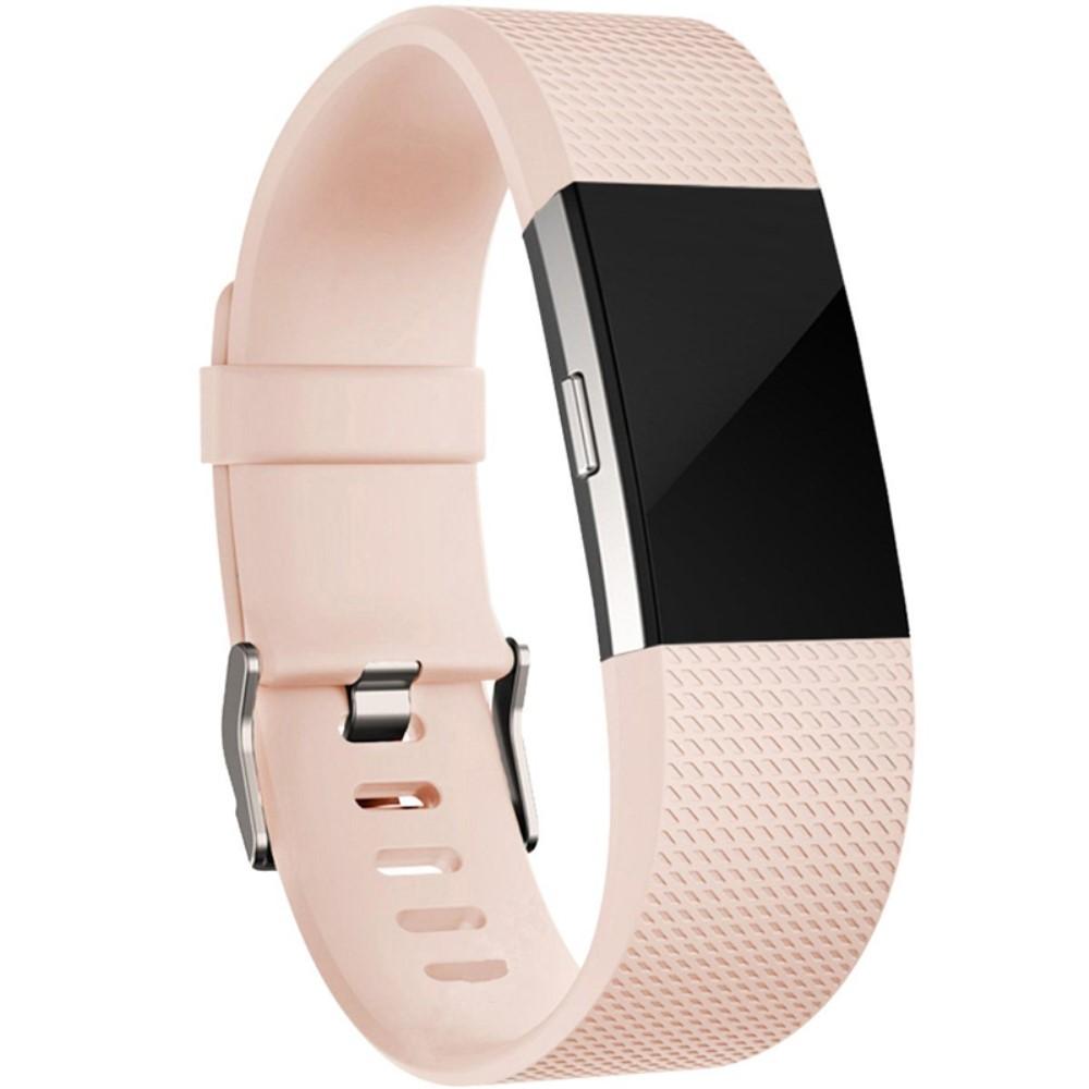 Fitbit Charge 2 Armband aus Silikon, rosa